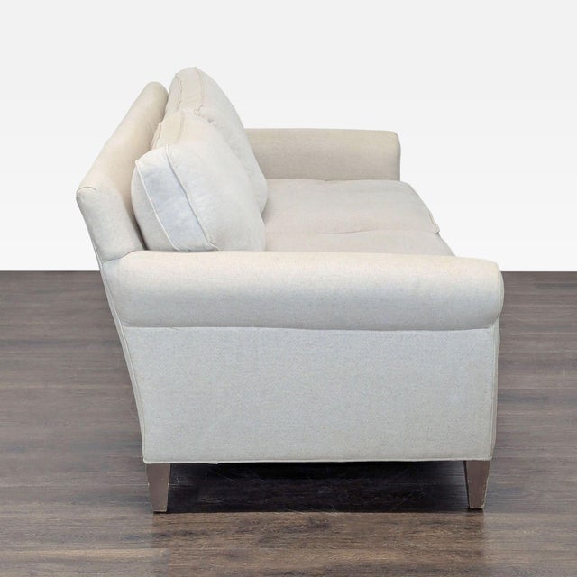 Crate & Barrel Crate & Barrel Montclair 2-Seat Sofa in Light Beige For Sale - Image 4 of 10