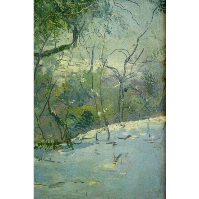 Alberto Carosi, Landscape View, 20th Century, Oil Painting on Board, Framed For Sale - Image 10 of 18