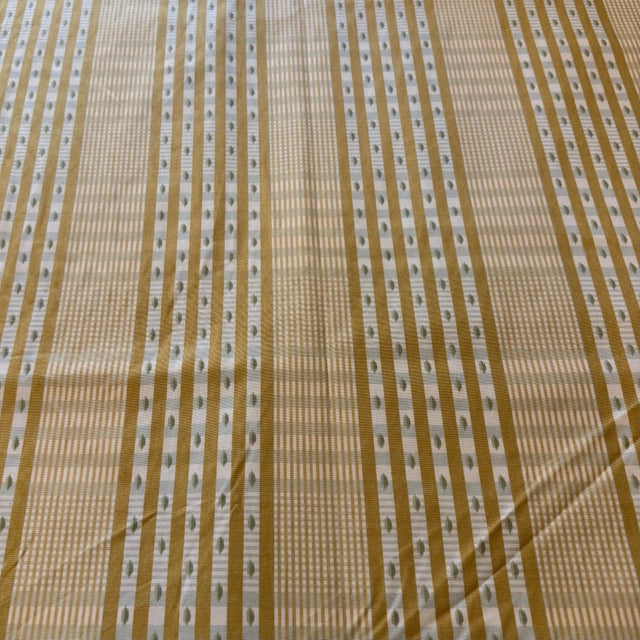 Vintage P Kaufmann decorator fabric offered as two 5-yard pieces, for a total of 10 yards. A hard-to-find quantity in a...