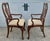 Vtg. American Drew Set of Six Queen Anne Style Dining Chairs For Sale - Image 4 of 15