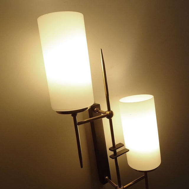 Vintage Modernist Wall Lights from Lunel, 1960s, Set of 2 For Sale - Image 16 of 18