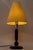 Beige Large Art Deco Wooden Table Lamp with Fabric Shade, Vienna, 1930s For Sale - Image 8 of 12