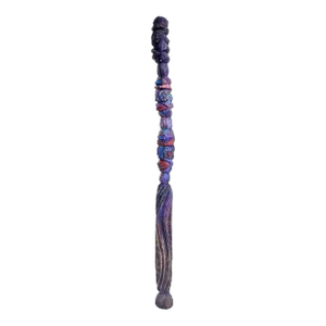 Vintage Tom Cramer Primitive American Folk Art Carved Figural Totem Sculpture 1994