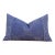 Blockprint Linen Jaipur Lumbar "Indigo" Pillow Cover For Sale