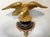 1980s Gilded Bald Eagle Sculpture Atop Matching Corbel For Sale - Image 9 of 18