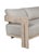 Gray Paradiso Teak Wood Sofa Natural Look - Gray Fabric For Sale - Image 8 of 11