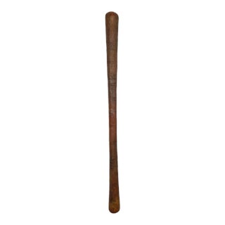 Large Tuareg Vintage African RusticWood Pestle Stick For Sale