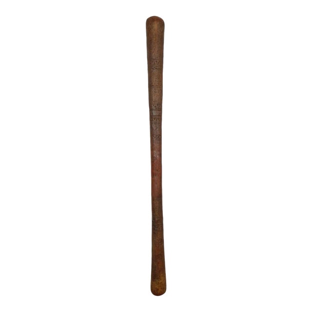 Large Tuareg Vintage African RusticWood Pestle Stick For Sale