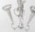 Mid 20th Century Modern Silver Plate Four Trumpet Epergne For Sale - Image 4 of 8
