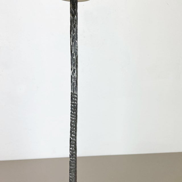 Modernist Sculptural Brutalist Copper Floor Candleholder, Germany, 1970s For Sale - Image 9 of 18