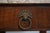 John Widdicomb Vintage Walnut Marble Top French Empire Console For Sale - Image 12 of 17