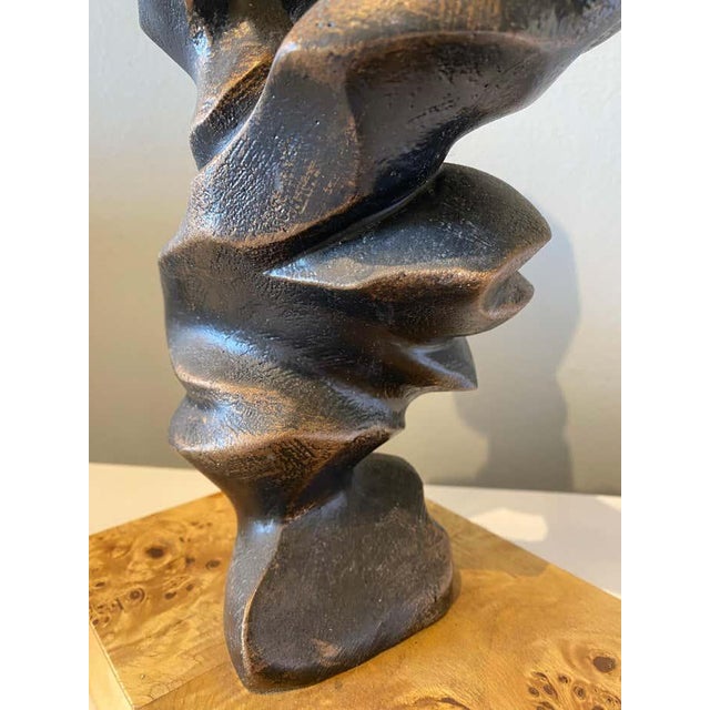 Plastic Dancing Sculpture in Resin in the Style of Umberto Boccioni For Sale - Image 7 of 7