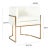 2020s Giselle Cream Velvet Dining Chair with Gold Frame For Sale - Image 5 of 7