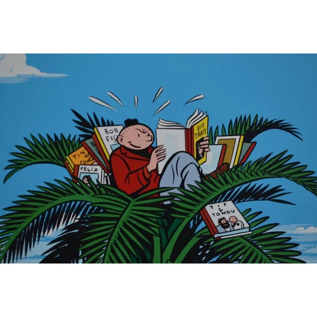 Contemporary Yves Chaland, Le Jeune Albert en vacances, 1992, Screen Printing For Sale - Image 3 of 7