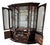 Chippendale 1990s Thomasville Collectors Cherry China Cabinet Breakfront Hutch Curio Chippendale For Sale - Image 3 of 13