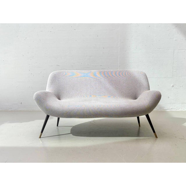 Mid-Century Two-Seater Sofa, 1950s For Sale - Image 14 of 14