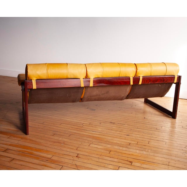 Mid-Century Modern 1970s Attributed to Percival Lafer Mp-167 Sofa For Sale - Image 3 of 6