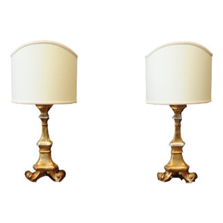 Florentine Table Lamps, Set of 2 For Sale