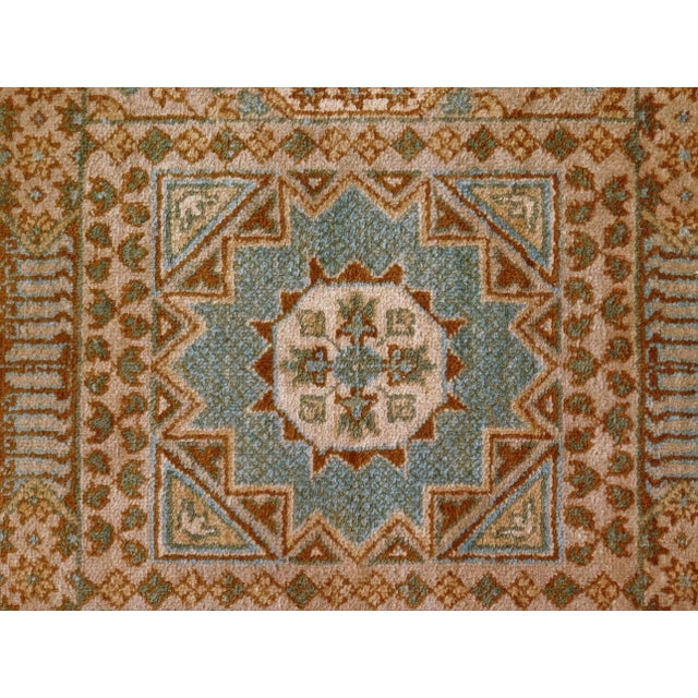 2000 - 2009 Early 21st Century Hand Knotted Indian Runner Rug. 3'x 12' For Sale - Image 5 of 13