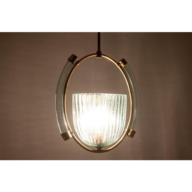 Murano Glass Lantern from Barovier & Toso, 1950s For Sale - Image 10 of 16