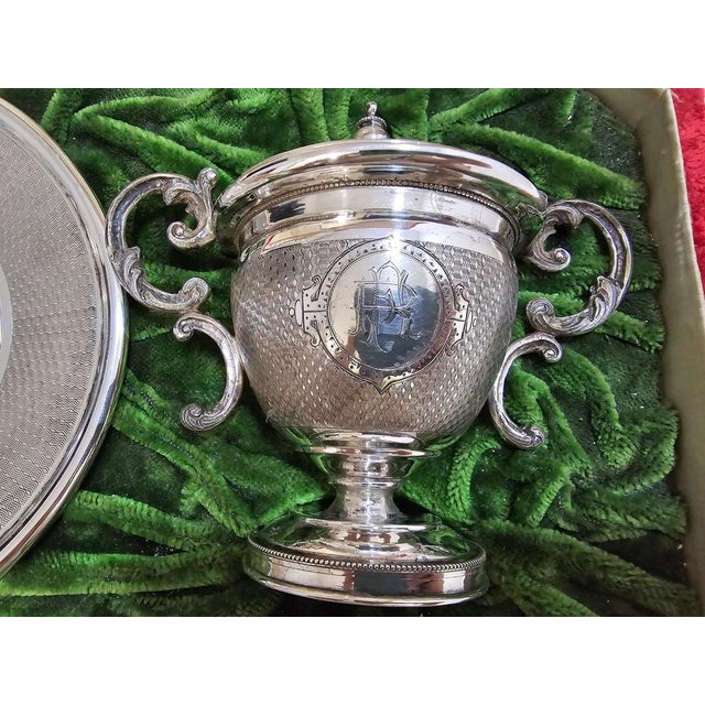 19th Century Silver Baptismal Set, 1890, Set of 5 For Sale - Image 11 of 18