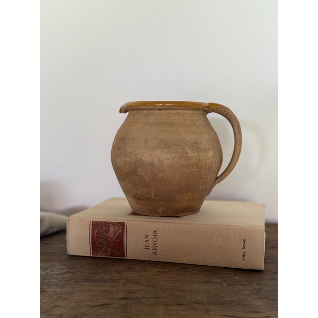 Ceramic Antique French Stoneware Pitcher, 19th Century Confit Jug For Sale - Image 7 of 7