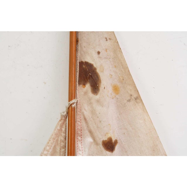 1940s Small Vintage English Pond Yacht, 1940s For Sale - Image 5 of 7