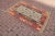 1960s Turkish Traditional Tribal Design Red Hand Knotted Oushak Kilim Rug Size: 4.6 x 5.8 ft (140 X 176 cm) 55 x 69 inches...
