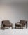19th Century France Mid-century Modern Taupe Brass Armchair For Sale - Image 11 of 11