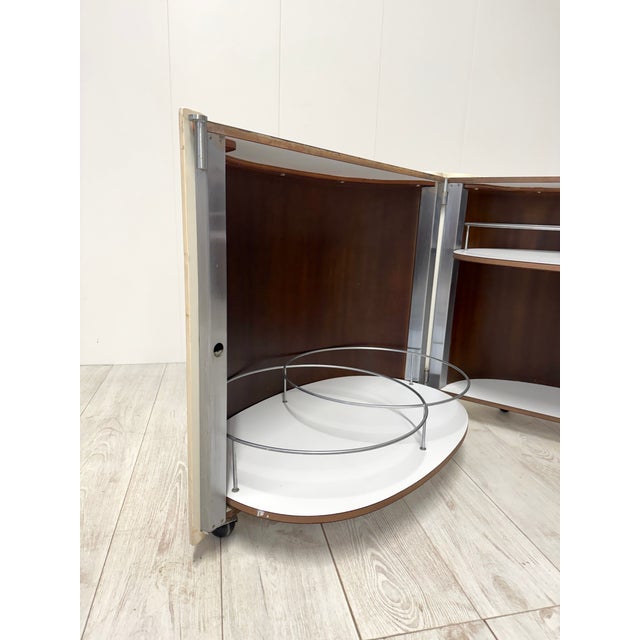 Model B106 Bar Trolley by Eugenio Gerli for Tecno, 1966 For Sale - Image 11 of 18