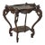 19th Century Italian Carved Walnut End Table With Removable Tray For Sale