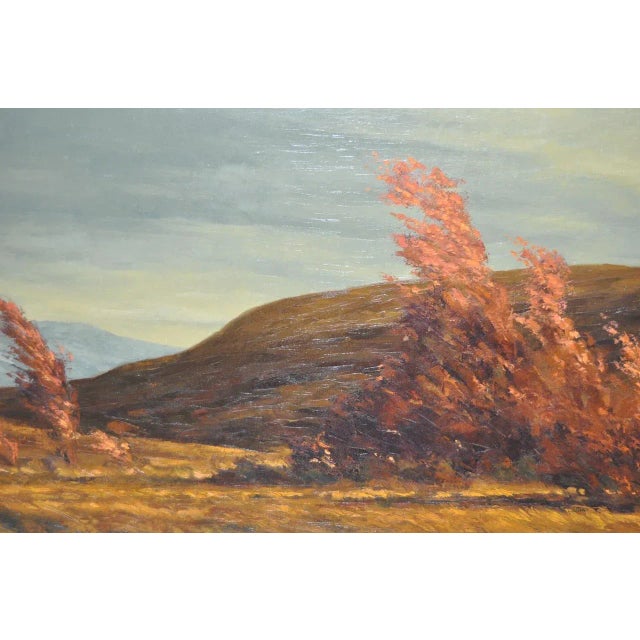 Robert Knudson "Golden Afternoon" Original Oil on Canvas c.1970s Beautiful original oil on canvas by listed artist Robert...