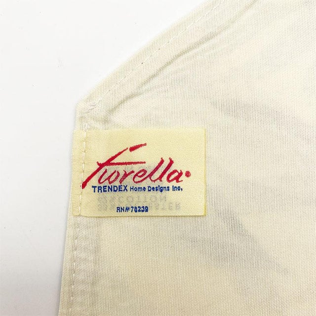 Textile Abstract Octagonal Fabric Placemats in Pink, Blue and Cream - 4 For Sale - Image 7 of 8