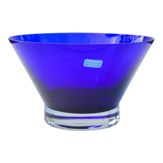 Blue Crystal Bowl For Sale