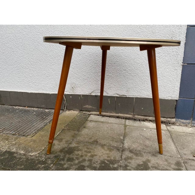 Kidney Shaped Coffee Table with Geisha Motif, 1950s For Sale - Image 9 of 18
