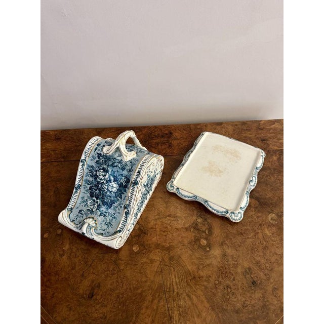 Antique Cheese Dish and Cover, 1890, Set of 2 For Sale - Image 6 of 7
