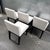 2010s Restoration Hardware Morgan Fabric Dining Chairs, Set of Four For Sale - Image 5 of 12