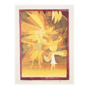 1989 After Paul Klee "Genies (Figures From a Ballet)", Full-Color Print From France