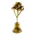 Vintage Brass Flower Bell For Sale