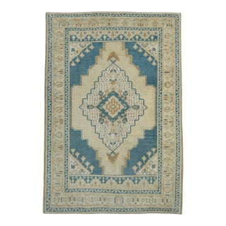 Turkish Anatolian Rug 4'1" x 6' #17578 For Sale