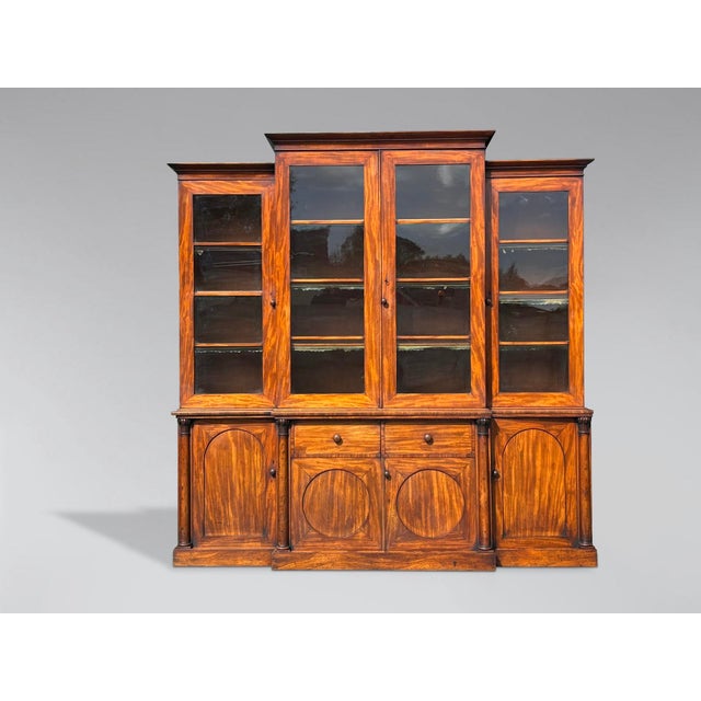William IV Mahogany Library Bookcase, 1840s For Sale - Image 14 of 14
