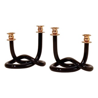 Candelabras by Elaine Bscheider, 1970s, Set of 2 For Sale