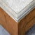 Mid Century Modern Nightstand End Side Table Custom Stone Grey Top 1980 Drawers, 2 Pieces For Sale - Image 10 of 12