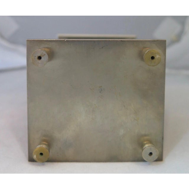 Silver Early 20th Century Nickel plated Brass Carriage Clock For Sale - Image 8 of 8