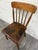 Antique American Windsor Farmhouse Style Plank Seat Dining Side Accent Chair For Sale - Image 11 of 11