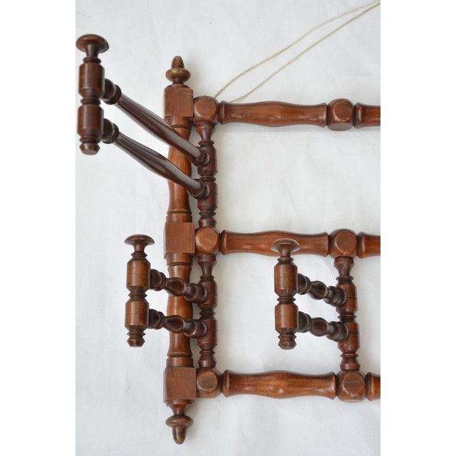 Antique Wall Mounted Coat Rack, 1900s For Sale - Image 3 of 16
