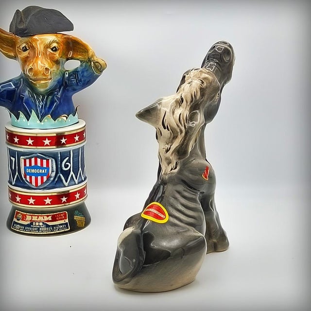 Zoomorphic Donkey Bottle in Ceramic by Casa Nuova Boccaccio, Italy, 1960s For Sale - Image 11 of 16