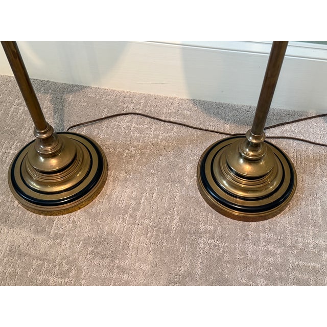 Vintage Chapman Ram’s Horn Floor Lamps - a Pair For Sale - Image 10 of 10