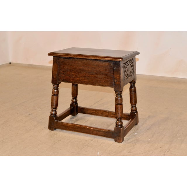 19th Century Lift Top Stool For Sale In Greensboro - Image 6 of 7