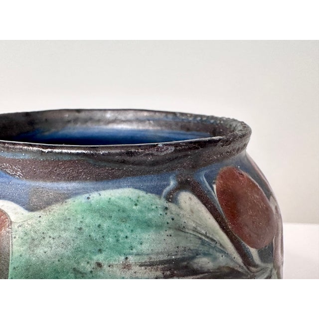 Ceramic Art Nouveau Studio Ceramic Vase by Herman August Kähler, Denmark, 1930s For Sale - Image 7 of 15